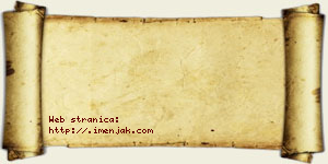 Tina Adnađević vizit kartica